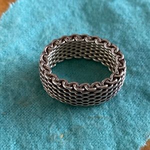 Authentic Tiffany & Co Mesh Ring